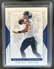 2017 Panini National Treasures Russell Wilson #/99 Seahawks