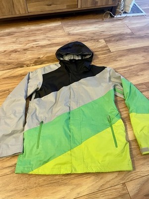 Herren Quiksilver Utility Dry Flight 10k Snowboard Skijacke Farbblock Large