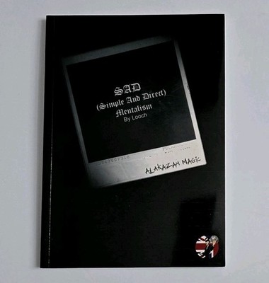 SAD (Simple And Direct) Mentalism by Looch [Softcover, 2006] RARE magic book