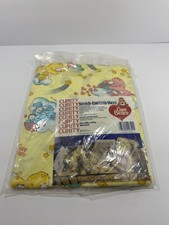 Vintage 1983 American Greetings Corp Yellow Care Bear Stretch Baby Crib Sheet