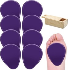 8 Pieces Gel Ball of Foot Cushions Metatarsal Pads for Women and Men Gel Ball of