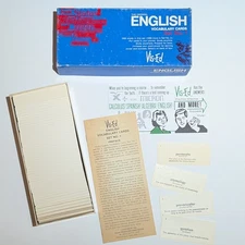 Vintage 1980s VIS-ED English Vocabulary Flash Cards VES11 1000 Cards