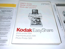 EasyShare Kodak Photo Printer 500, Original Owners Manual  Driver Cd.