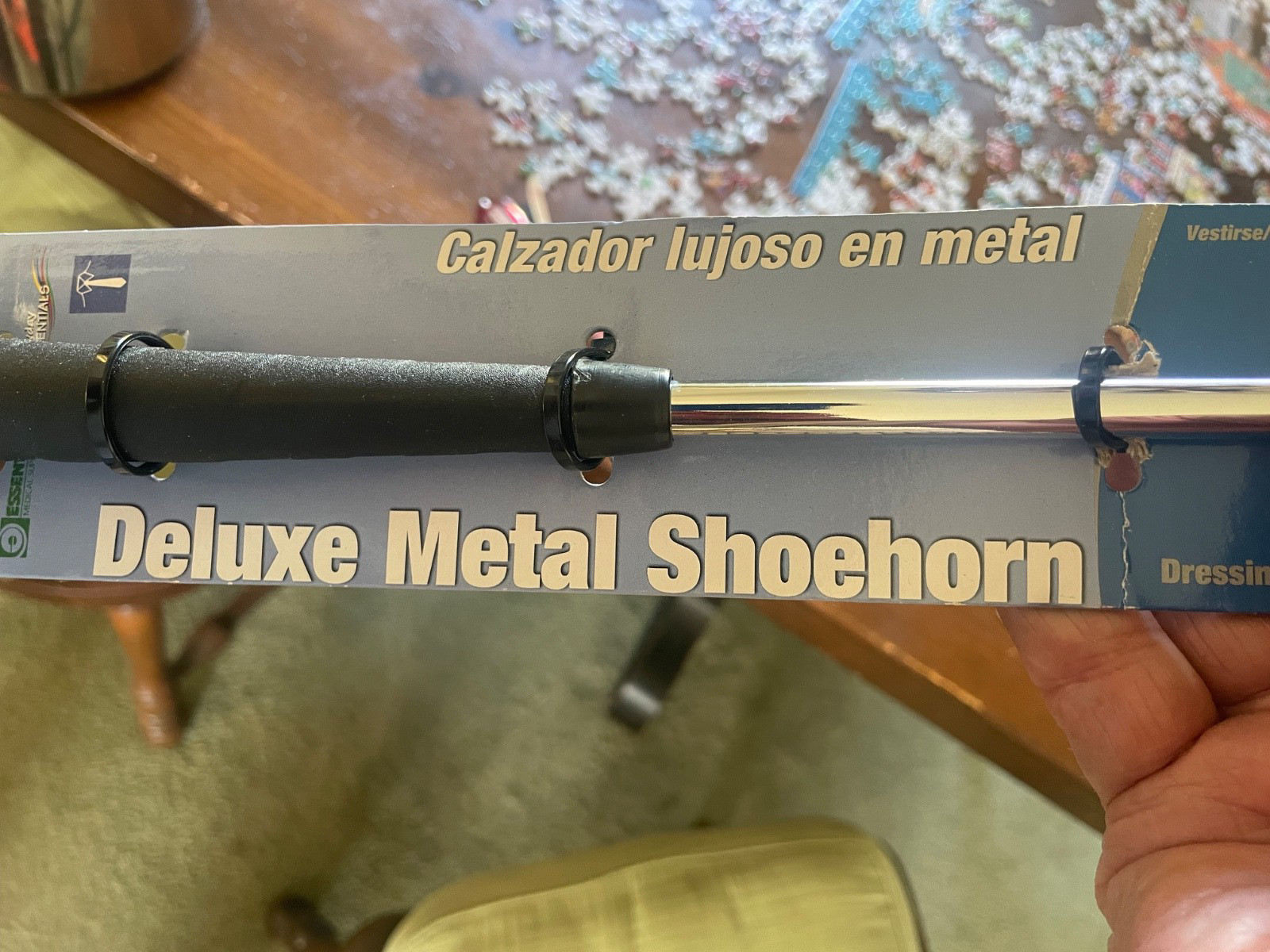 24-Inch Flexible Jockey Shoe Horn (Metal) by essential