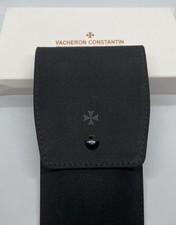 Nuova custodia orologio Vacheron Constantin microfibra nera - nuova con scatola - Made in Spain