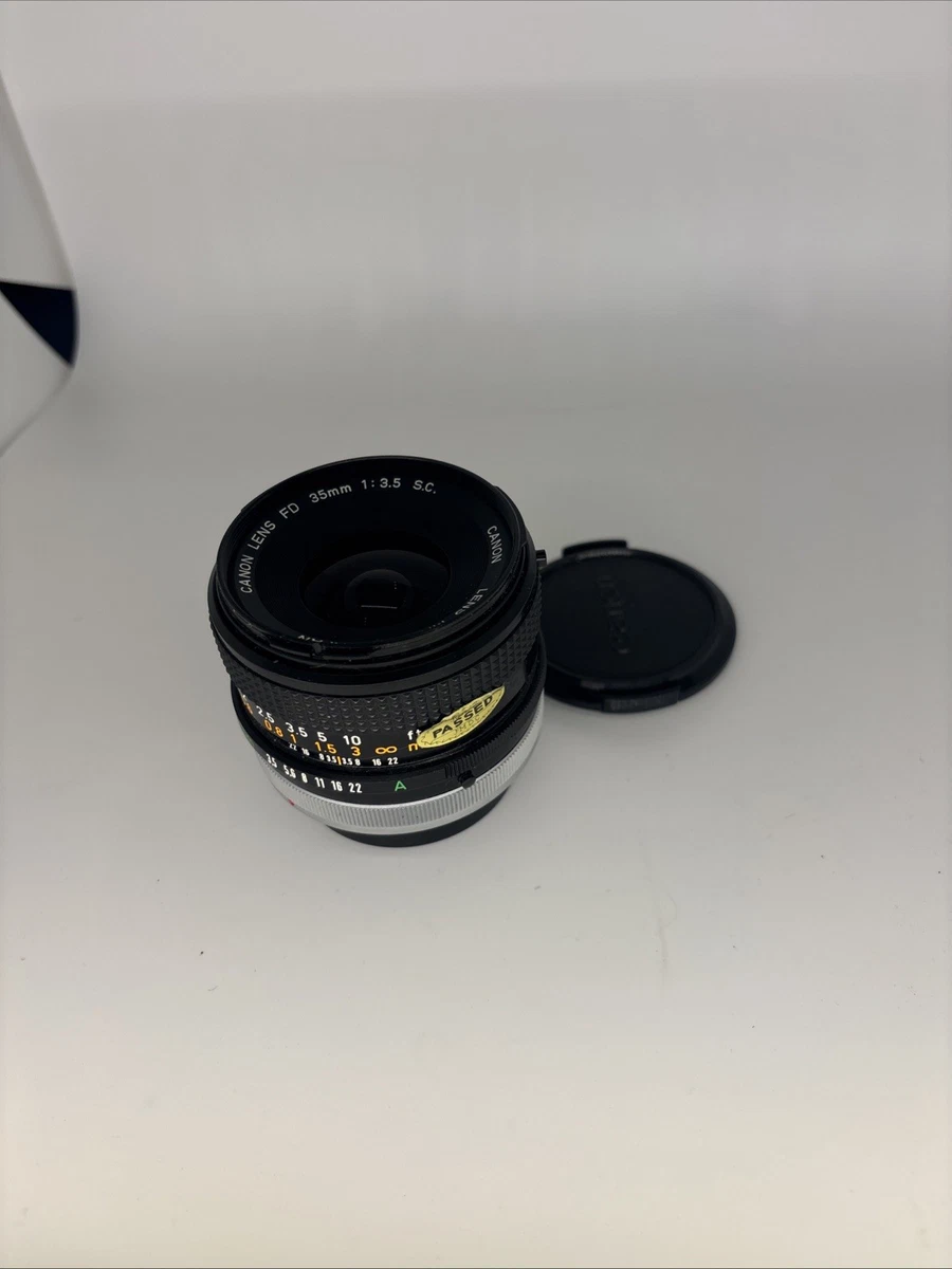 Canon FD f/3.5 Camera Lenses 35mm Focal for sale | eBay