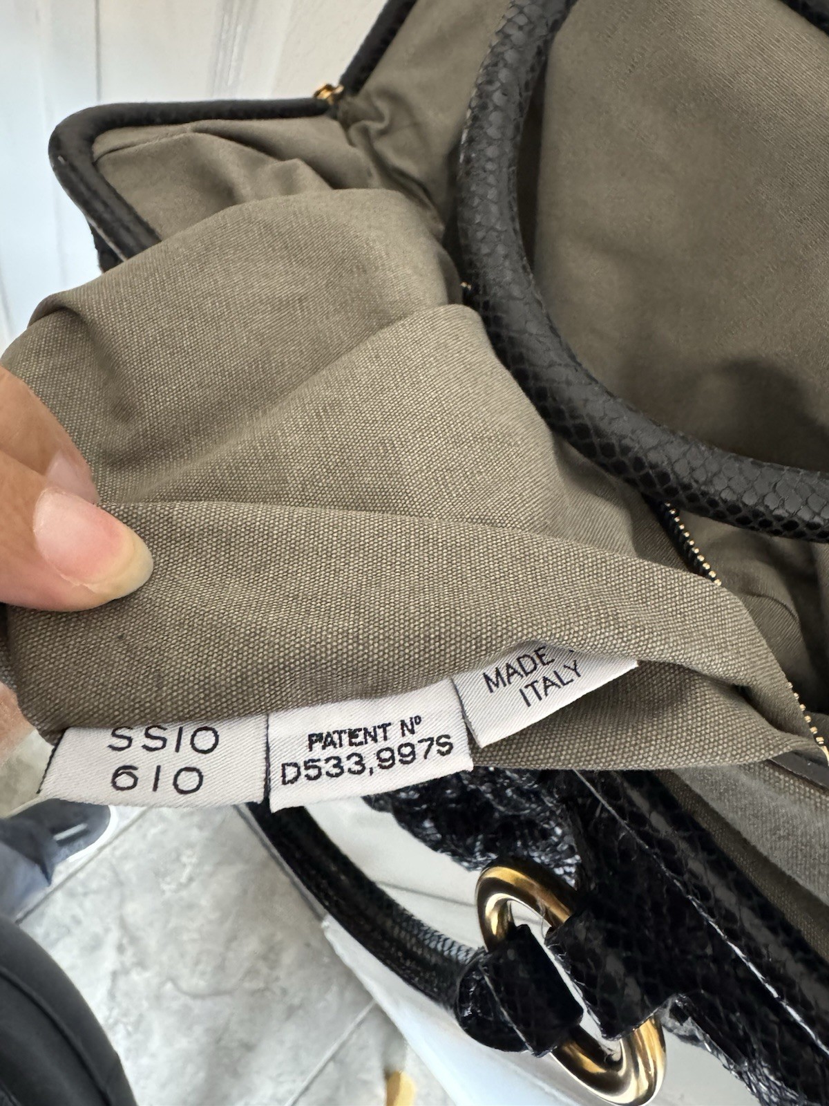 Rare Marc Jacobs SS 2010 Desir Python Embossed St… - image 10