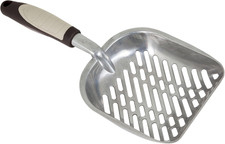 Metal Cat/Kitty Litter Scoop, Deep Shovel, Premium Non-Stick Large Scooper with