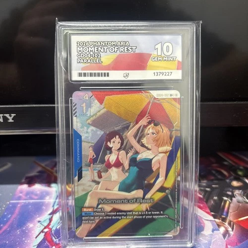 Gundam Card Game Moment of Rest U+ Alt Art GD04-102 ACE 10 Perfect Subs