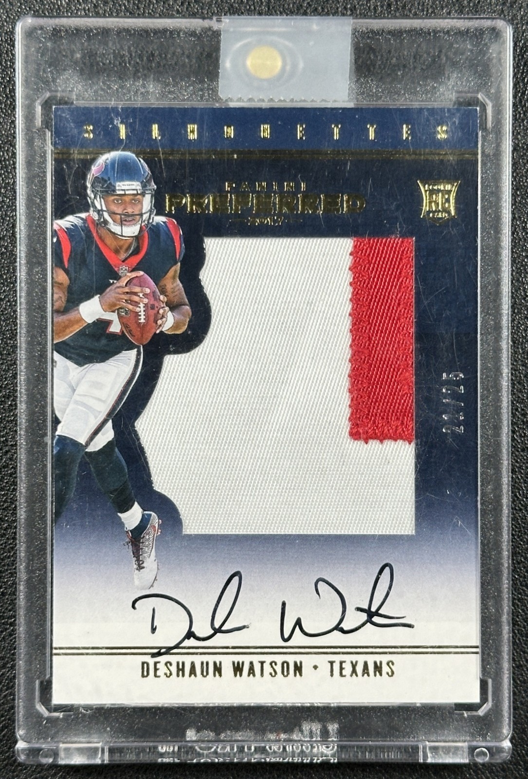 Deshaun Watson Panini Preferred #72 Autograph