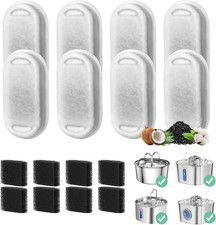 Cat Water Fountain Filter, 8 Pack Cat Fountain Filter Replacement | Pet Water Fo