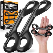 4.7 Inch Double Ended Bolt Snap Hooks With 220 Lbs Capacity Heavy Duty Rust