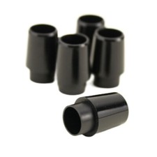 10pcs Black Tip .370 Golf Ferrules For Ping Iron Club Shaft Collared Ferrule