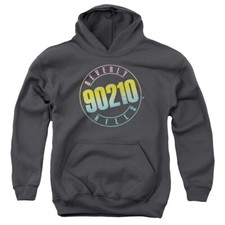 Beverly Hills 90210 Kids Hoodie Logo Charcoal Hoody