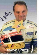 Thomas Gerling-Ford Fiesta Cup, starszy motyw, top przedmiot kolekcjonerski, oryginalny autograf