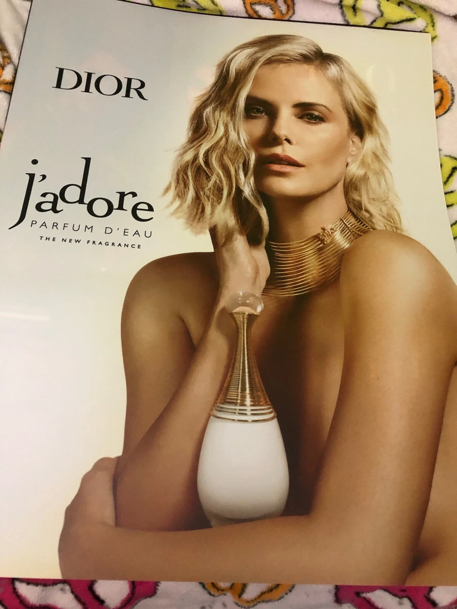 Charlize Theron Enchants for Latest Dior J adore Perfume Laminated