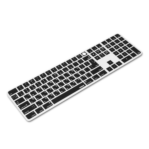 XSKN Hebrew Keyboard Cover for 2021 24" iMac Magic Keyboard and Numeric A2520 - 第 4/10 張圖片