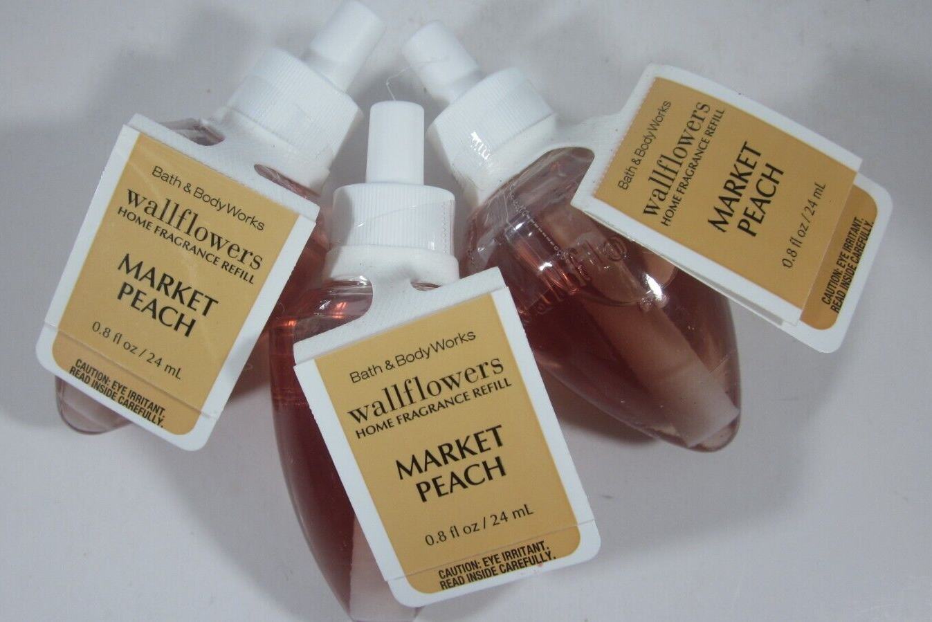 3  Bath & Body Works Wallflower Refill Bulb  Market Peach