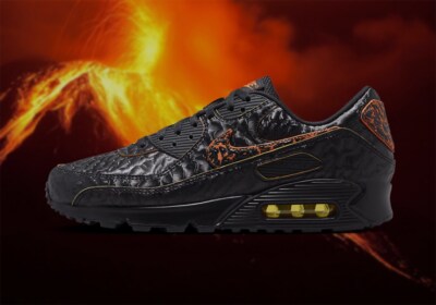 Nike Air Max 90 QS Volcano Black Magma Orange Laser HF3248-001