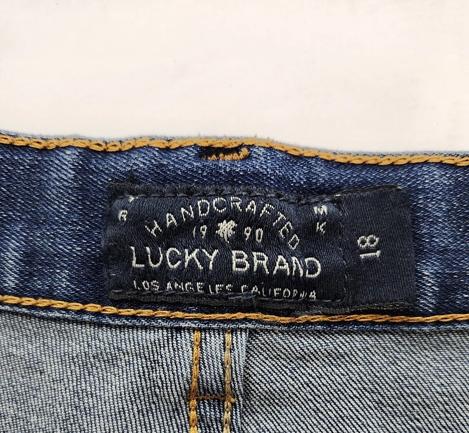 Jeans Lucky Brand Niños Talla 18 Clásicos Rectos Cintura Ajustable Foto 3 de 4