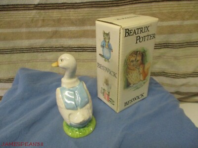BESWICK beatrix potter Mr＆MrsPuddleduck Beatrix Potter Figurine Mr Drake Puddle-Duck Beswick England