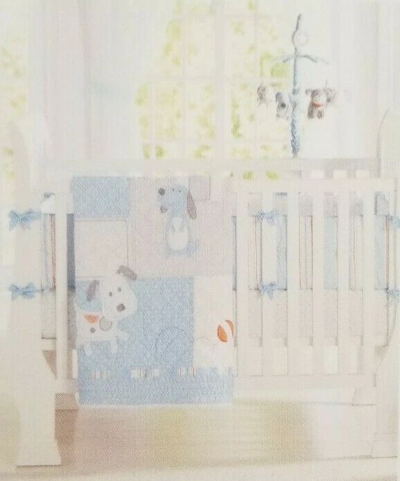 Linda sábana de cuna ajustada Carter's Just One You Dog Gone nueva en paquete Foto 4 de 4