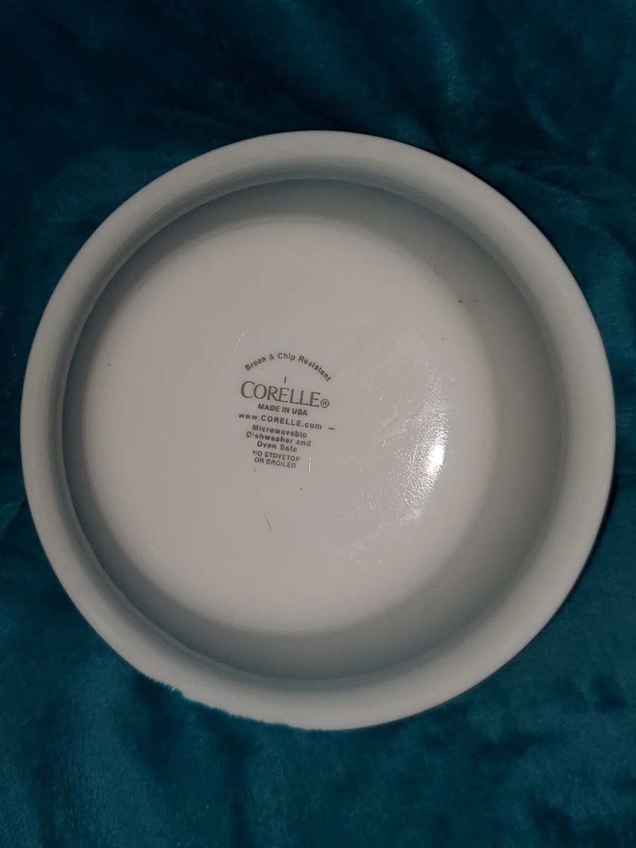 1~Vintage Corelle Swirl Callaway Ivy Soup Cereal Bowls Green
