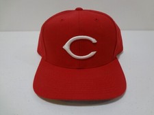 Vintage MLB Cincinnati Reds LOGO Snapback Hat 90s Grosscap NEW NWOT Wool Blend