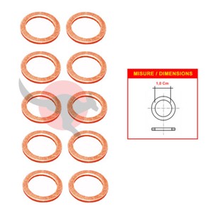 Kit Bulloni Banjo Freno Moto - 5 Bulloni E 10 Rondelle, M10x1.0mm O M10x1.25mm - Foto 7