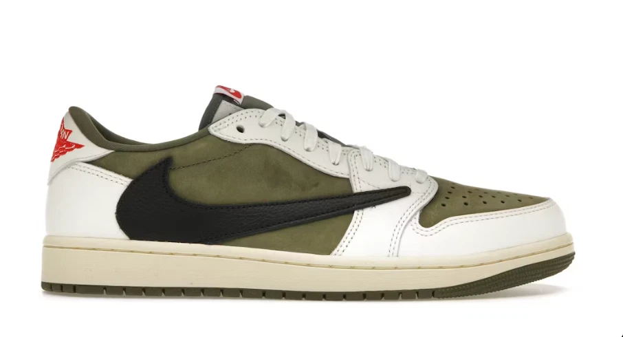 Travis Scott Nike Air Jordan 1 リバースオリーブ Air Jordan 1 Low x Travis Scott 'Reverse Olive' (DM7866-200