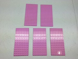 pink lego base plate