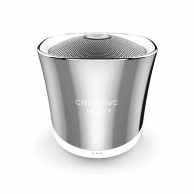 Creative Speaker Woof 3 Winter Silver Portable Bluetooth Wireless Speaker