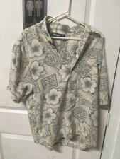 Vtg Billabong USA Hawaiian Shirt Mens Size Large RARE Floral Surf Skate 80s 90s