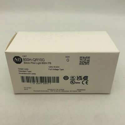 800H-QR10G New Original  30mm Pilot Light 800H PB  Incand Green 800HQR10G