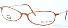 ROMEO GIGLI GENIUM RG31801 CARAMEL /GOLD EYEGLASSES FRAME RG318 51-15-135 Italy