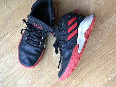 Pre-Owned Black Adidas Mens Own The Game EF0746 Basketball Shoes Size 6