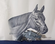 Hubbly Trooper Cap gun toy short nose revolver country western cap gun