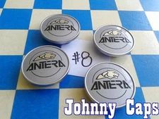 ANTERA Wheels SILVER Center Cap # 1/2/3/4?  Custom Wheel Center Caps (SET of 4) 
