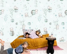 3D Koala Bamboo ZHUA10457 Wallpaper Wall Murals Removable Self-adhesive Amy