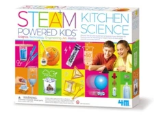 Steam Powered Kids Kitchen Science Kit Long Lasting, Learning Fun