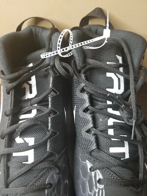Nike Force Zoom Trout 5 Pro Black Metal Baseball Cleats Mens Size