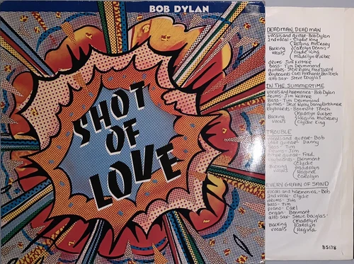 Bob Dylan - Shot Of Love 1981 UK Original CBS 85178 Record Very Good+ Condition