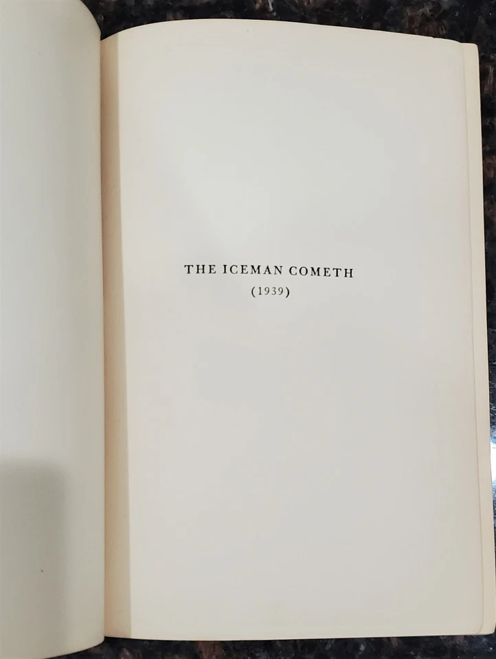 The Iceman Cometh by Eugene O’Neill Hardcover 1939 1st Edition Third Printing - Image 3 of 4