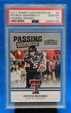 2017 PANINI CONTENDERS DP # 5 Patrick Mahomes II PSA 10 GEM MT # 42559162