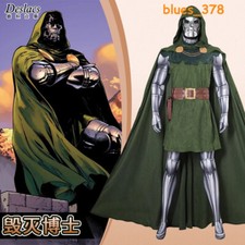 Avengers:doomsday Doctor Doom Halloween Cosplay Jumpsuit Outfit Costume Bodysuit