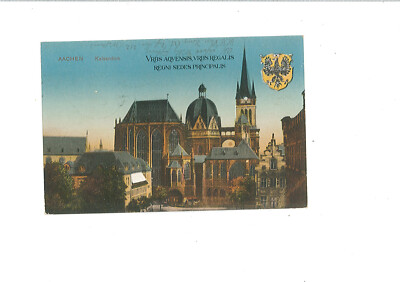 Postcard Aachen Imperial Cathedral field post 1916 postcard postcard/76