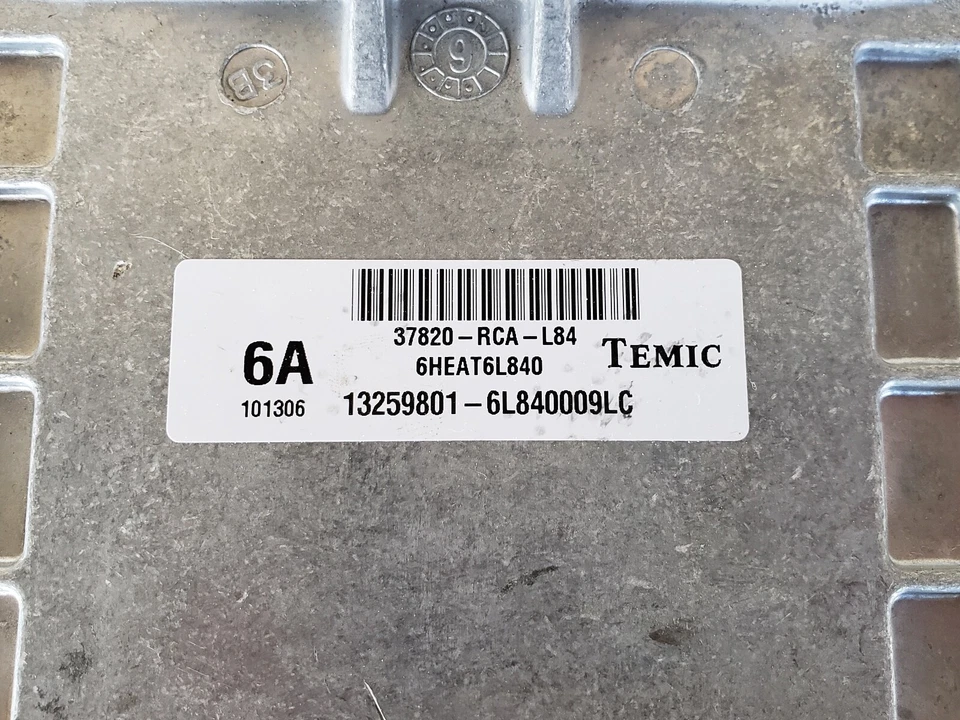 Honda Accord 37820-RCA-L84 2003 computadora cerebro motor control ECU ECM EBX módulo Foto 3 de 4