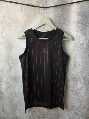 Air Jordan Jumpman #23 Mesh Trikot Nadelstreifen Basketball Herren XS/S