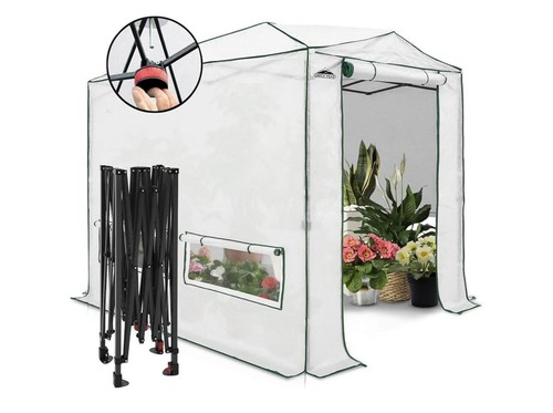 8x6 Portable Walk-in Greenhouse Pop- Up Indoor Outdoor Graden Green House - Picture 5 of 5