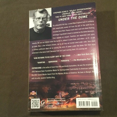 Under the Dome by Stephen King Large Softback Book 2009 1st Edition 1st Printing - Imagen 3 de 3